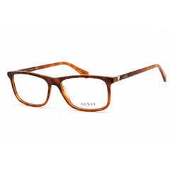 Guess Women's Eyeglasses - Full Rim Blonde Havana Rectangular Plastic | GU50054 053