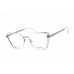 Guess Women's Eyeglasses - Full Rim Cat Eye Shape White/Grey Metal Frame | GU2793 024