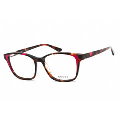 Guess Women's Eyeglasses - Full Rim Pink/Other Plastic Rectangular Frame | GU2810 074