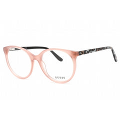 Guess Women's Eyeglasses - Full Rim Shiny Beige Plastic Cat Eye Frame | GU2928 057