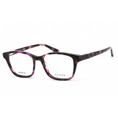 Guess Women's Eyeglasses - Full Rim Violet and Brown Rectangular Frame | GU2810 083