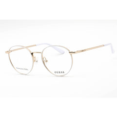 Guess Women's Eyeglasses - Full Rim White/Other Metal Oval Shape Frame | GU2725 024