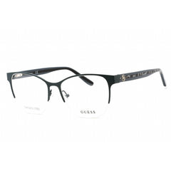 Guess Women's Eyeglasses - Half Rim Cat Eye Shape Matte Blue Metal Frame | GU2873 091