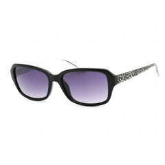 Guess Women's Sunglasses - Black/White Plastic Rectangular Shape Frame | GU7595 05B