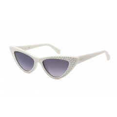 Guess Women's Sunglasses - Full Rim White Injected Propionate Cat Eye | GU7810 21C