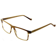 Hackett Men's Eyeglasses - Bespoke Milky Brown Horn Utx Frame | 209-187-54-16-145