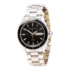 Hamilton H37511131 Men's Jazzmaster Seaview Black Dial Steel Bracelet Watch