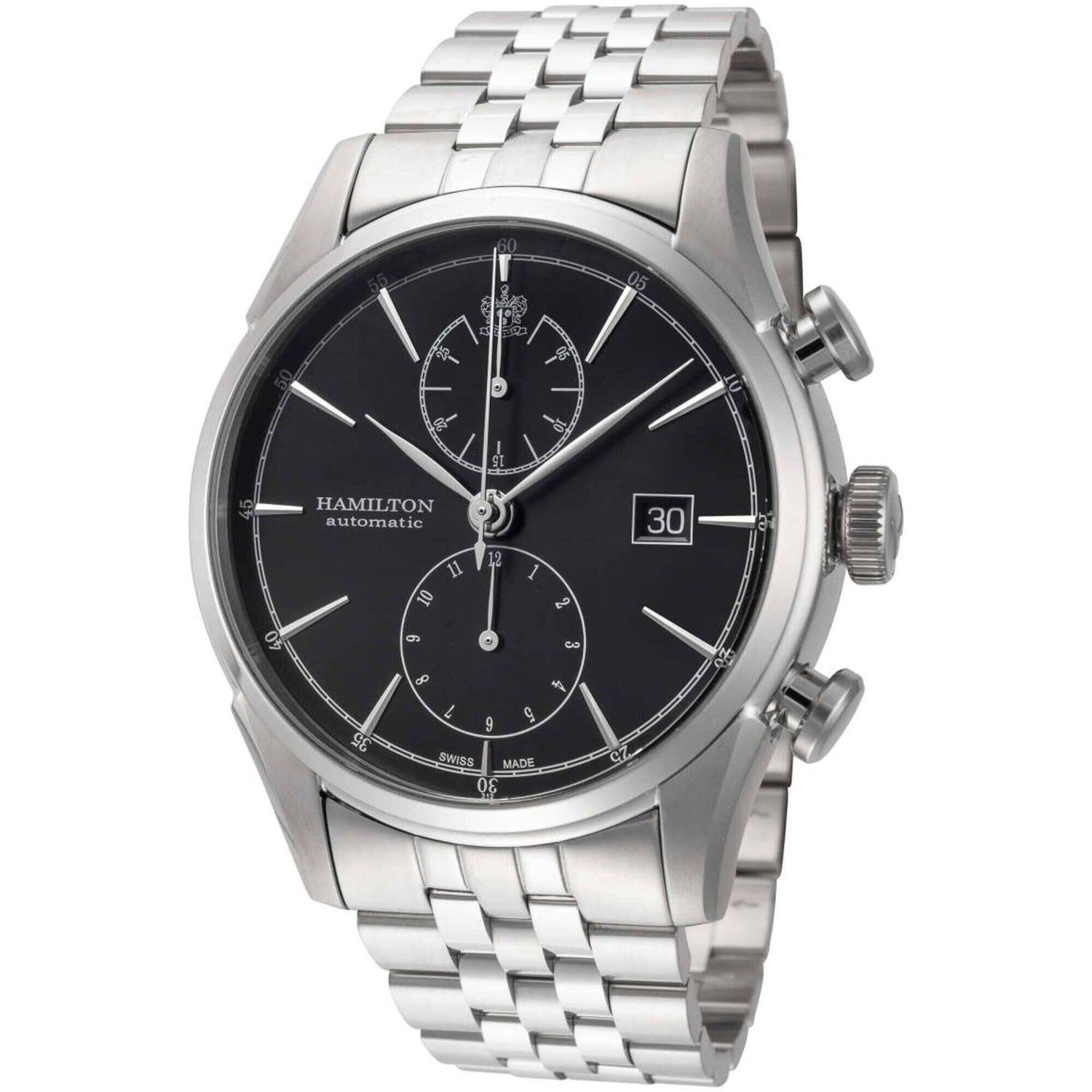 Hamilton Men's Auto Watch - American Classic Spirit Of Liberty Black D