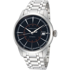Hamilton Men's Watch - American Railroad Auto Black Dial Bracelet | H40555131
