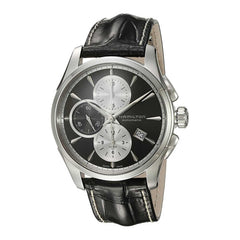 Hamilton Men's Watch - Jazzmaster Automatic Chronograph Date Black Strap | H32596781
