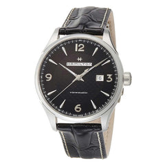 Hamilton Men's Watch - Jazzmaster Viewmatic Date Black Dial Leather Strap | H32755731