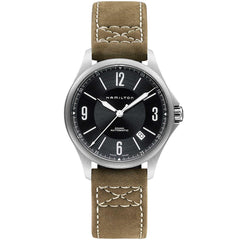 Hamilton Men's Watch - Khaki Aviation Automatic Silver Dial Black Strap | H76565725