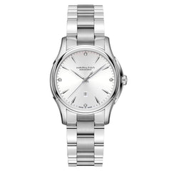 Hamilton Women's Diamond Watch - Jazzmaster Automatic Silver Tone Dial | H32315111