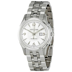 Hamilton Women's Watch - Jazzmaster Automatic White Dial Brown Strap | H32325155