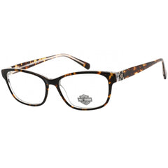 Harley Davidson Men's Eyeglasses - Clear Demo Lens Dark Havana Frame | HD0559 052