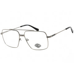 Harley Davidson Men's Eyeglasses - Clear Demo Lens Full Rim Metal Frame | HD9020 011