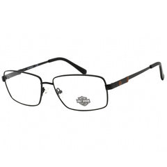 Harley Davidson Men's Eyeglasses - Clear Demo Lens Matte Black Frame | HD0855 002