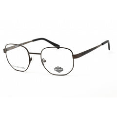Harley Davidson Men's Eyeglasses - Clear Demo Lens Matte Gunmetal Frame | HD0881 009