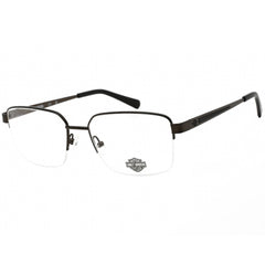 Harley Davidson Men's Eyeglasses - Clear Demo Lens Matte Gunmetal Frame | HD0882 009