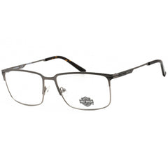 Harley Davidson Men's Eyeglasses - Clear Demo Lens Metal Full Rim Frame | HD9016 009