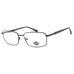 Harley Davidson Men's Eyeglasses - Clear Demo Lens Shiny Gunmetal Frame | HD0826 008