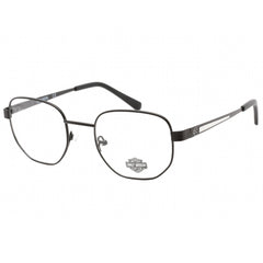 Harley Davidson Men's Eyeglasses - Clear Lens Matte Black Metal Frame | HD0881 002