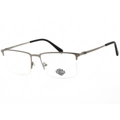 Harley Davidson Men's Eyeglasses - Clear Lens Matte Light Nickeltin | HD0915 011