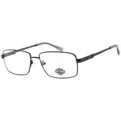 Harley Davidson Men's Eyeglasses - Clear Lens Shiny Gunmetal Metal Frame | HD0855 008