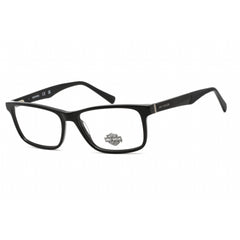 Harley Davidson Men's Eyeglasses - Shiny Black Plastic Rectangular Frame | HD0823 001