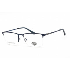 Harley Davidson Unisex Eyeglasses - Clear Demo Lens Matte Blue Frame | HD0915 091