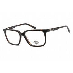Harley Davidson Unisex Eyeglasses - Dark Havana Plastic Square Frame | HD0859 052