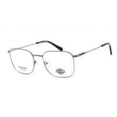 Harley Davidson Unisex Eyeglasses - Square Matte Light Nickeltin Frame | HD9019 011
