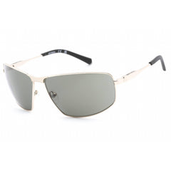 Harley Davidson Unisex Sunglasses - Gold Rectangular Frame Green Lens | HD0965X 32N