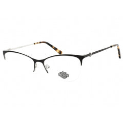Harley Davidson Women's Eyeglasses - Clear Demo Lens Shiny Black Frame | HD0561 001