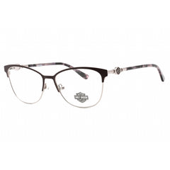 Harley Davidson Women's Eyeglasses - Full Rim Matte Violet Metal Frame | HD0563 082