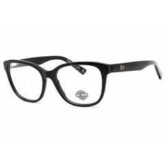 Harley Davidson Women's Eyeglasses - Full Rim Shiny Black Plastic Frame | HD0568 001