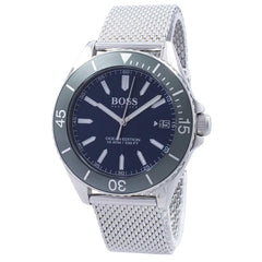 Hugo Boss Men's Bracelet Watch - Ocean Edition Blue Dial Stainless Steel | 1513571