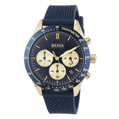 Hugo Boss Men's Chronograph - Blue & Gold Dial Quartz Watch | 1513600