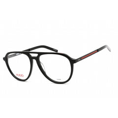 Hugo Boss Men's Eyeglasses - Black Red Plastic Aviator Shape Frame | HG 1093 0OIT 00