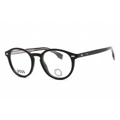 Hugo Boss Men's Eyeglasses - Black Round Frame Clear Demo Lens | BOSS 1367 0807 00