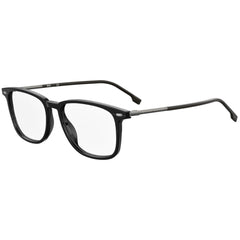 Hugo Boss Men's Eyeglasses - Black/Grey Rectangular Plastic Frame | BOSS 1124/U 0807