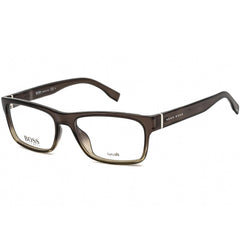Hugo Boss Men's Eyeglasses - Brown Rectangular Shape Optyl Frame | BOSS 0729 009Q 00
