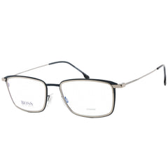 Hugo Boss Men's Eyeglasses - Clear Demo Lens Blue Ruthenium Frame | BOSS 1197 0KU0 00