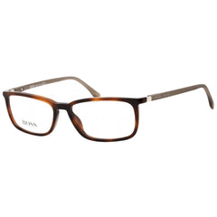 Hugo Boss Men's Eyeglasses - Clear Demo Lens Havana Acetate | BOSS 0963/IT 0086 00
