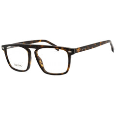 Hugo Boss Men's Eyeglasses - Clear Demo Lens Havana Square Frame | BOSS 1128 0086 00