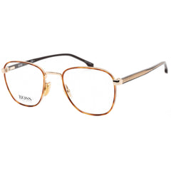 Hugo Boss Men's Eyeglasses - Clear Demo Lens Rose Gold Square | BOSS 1048 0000 00