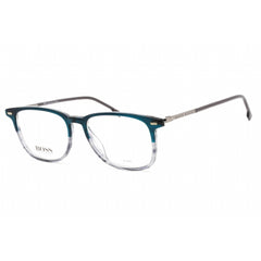 Hugo Boss Men's Eyeglasses - Clear Lens Blue Grey Horn Frame | BOSS 1124/U 03XJ 00