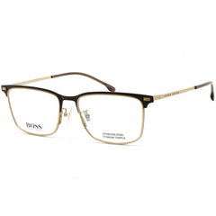 Hugo Boss Men's Eyeglasses - Clear Lens Gold/Black/Brown Frame | BOSS 1224/F 0UFM 00