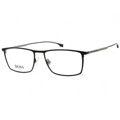 Hugo Boss Men's Eyeglasses - Clear Lens Matte Black Titanium Frame | 0976 0003 00