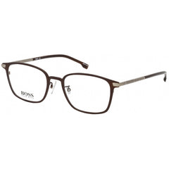 Hugo Boss Men's Eyeglasses - Clear Lens Matte Brown Square Frame | BOSS 1071/F 04IN 00